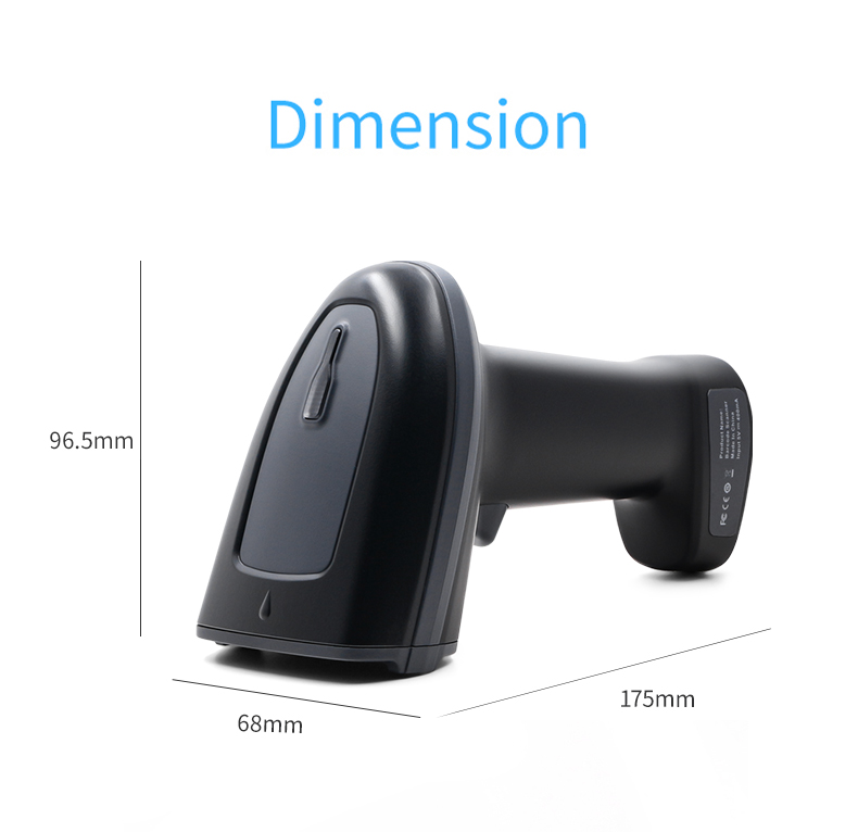 HS23 Wireless 1D 2D barcode scanner with bluetooth