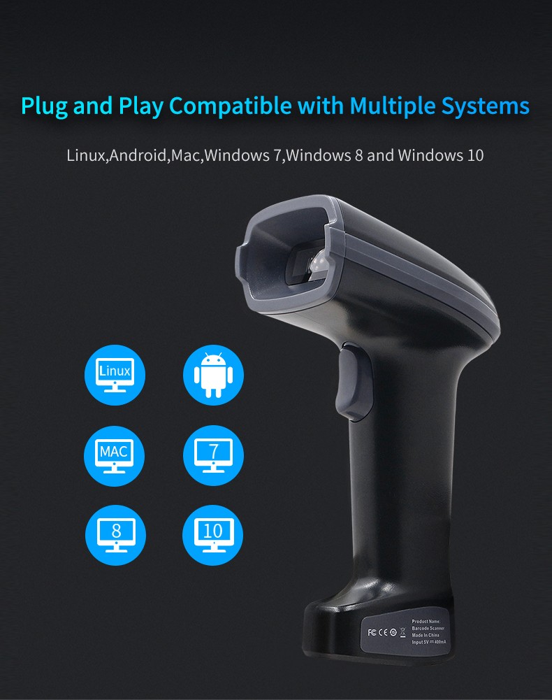 HS23OCR Wireless 2D barcode scanner