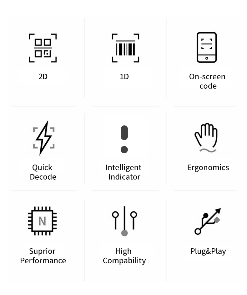 HS25 1D 2D HANDHELDWIRED BARCODE SCANNER HS25 1D 2D HANDHELDWIRED BARCODE SCANNER