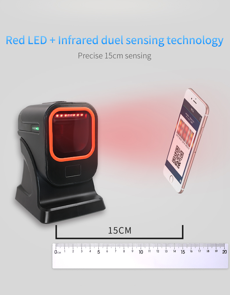 MP6200 2D FLATBED WIRED BARCODE SCANNER