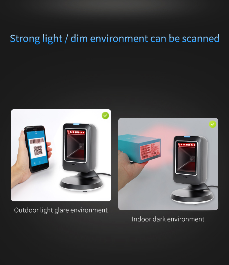 MP6300 Desktop 2D wired flatbed scanner