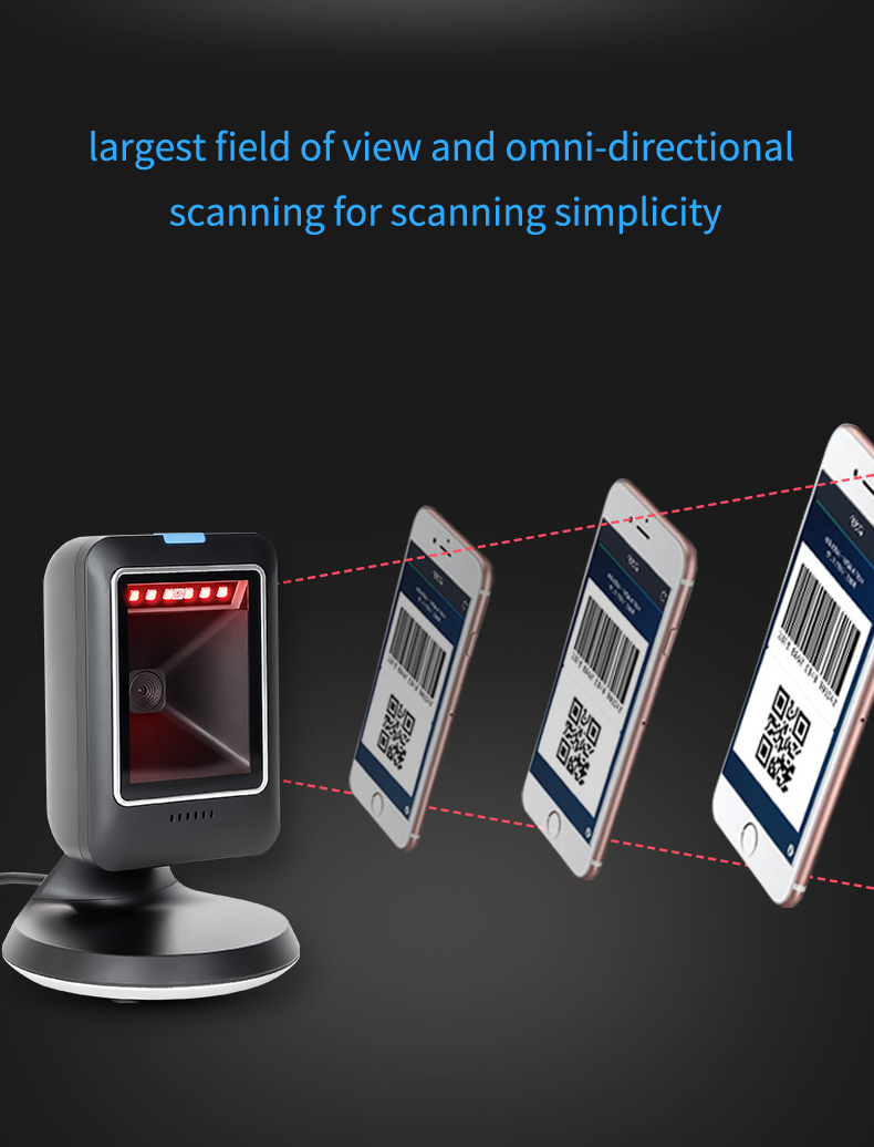 MP6300 Desktop 2D wired flatbed scanner