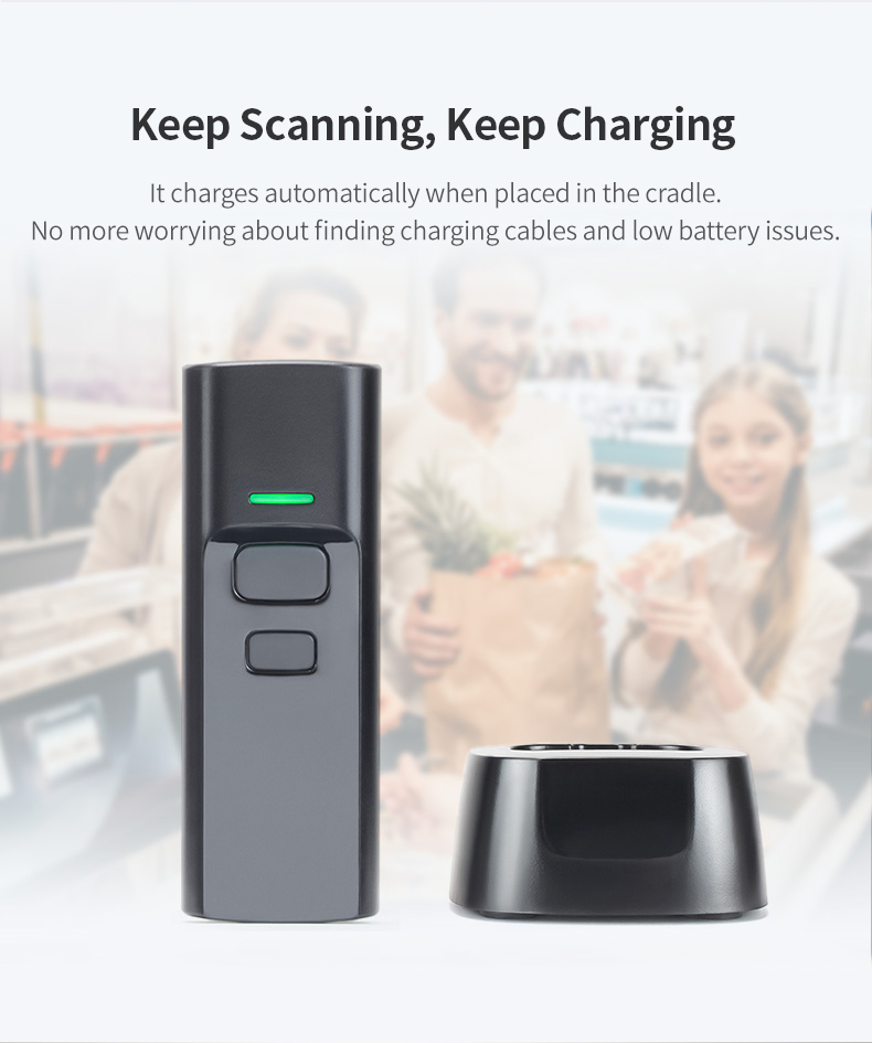 P2300 2D WIRELESS 2.4G BARCODE SCANNER BLUETOOTH