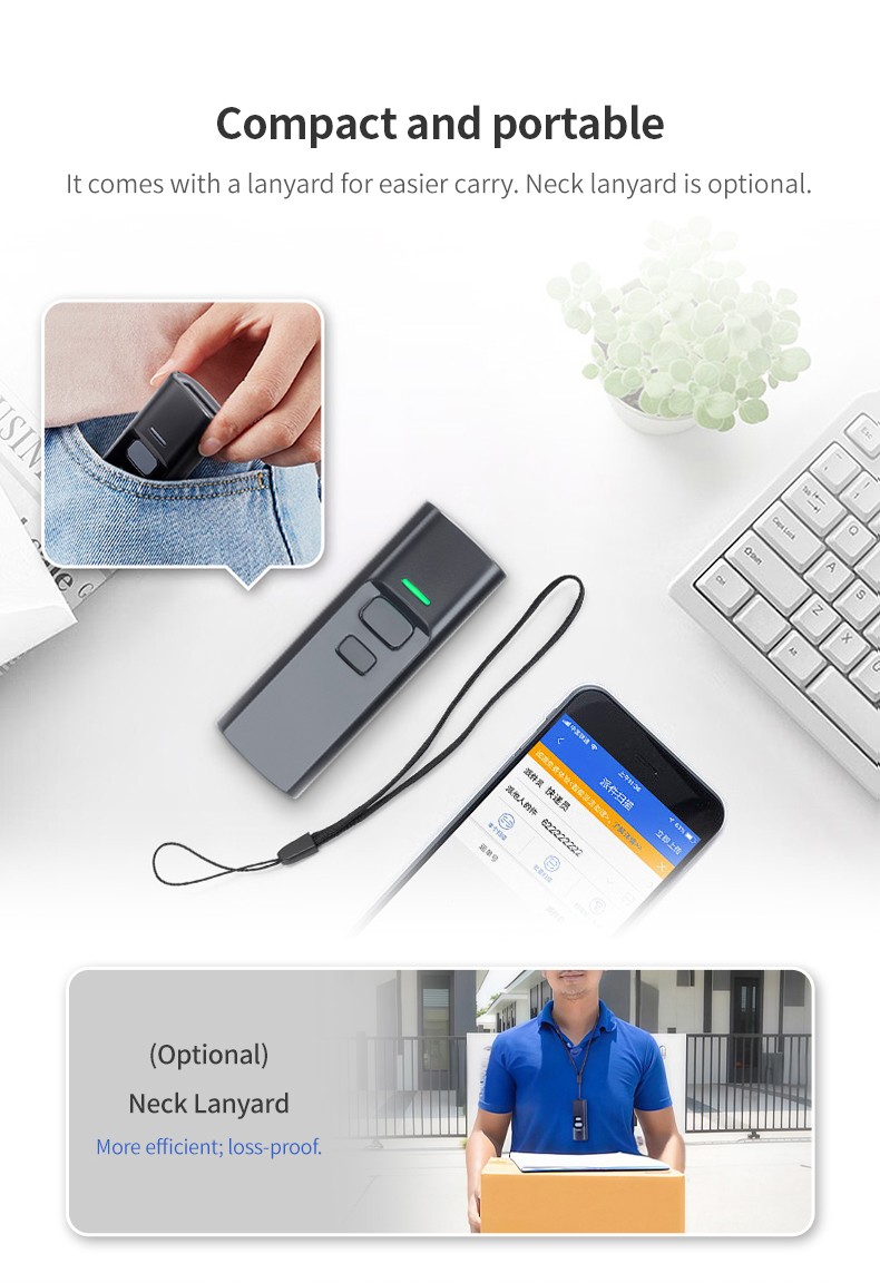 P2300 2D WIRELESS 2.4G BARCODE SCANNER BLUETOOTH