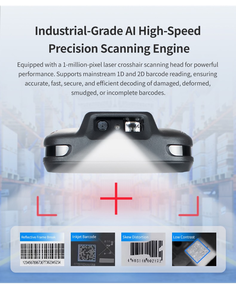Android 11 Rugged PDAs with 4 Inch Screen 13MP Camera 5000mAh Charging Base QR Code Barcode Scanner 4 64GB for Mobile Computing