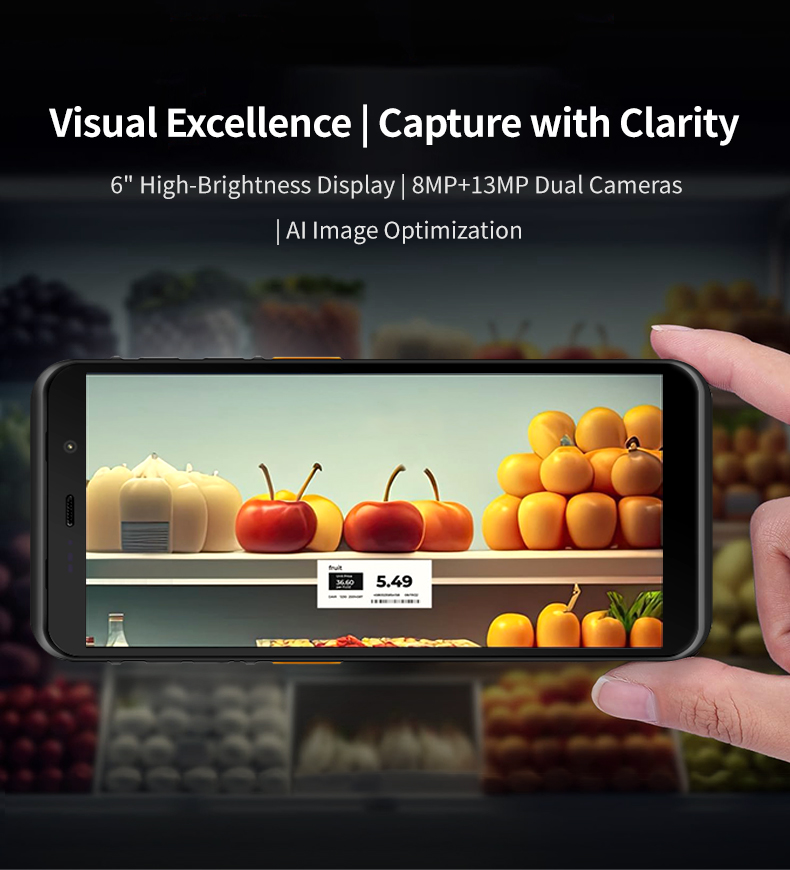 Android 4G Mobile PDA 1D/2D Barcode Scanner Pda Data Collector 5.99 Inch Industrial Handheld Android Pda
