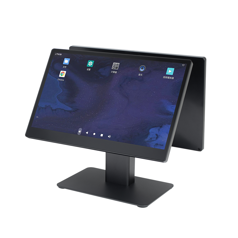 15.6 Inch Dual Screen POS System Android Cash Register Restaurant Shop SuperMarket