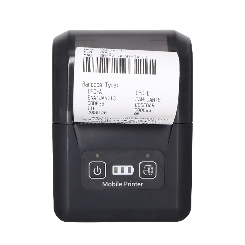 58mm  Portable Blue tooth thermal ticket printer