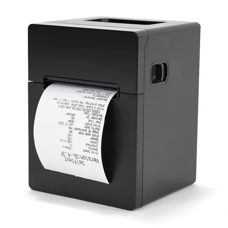 80mm thermal receipt ticket printer semi-automatic paper cutting