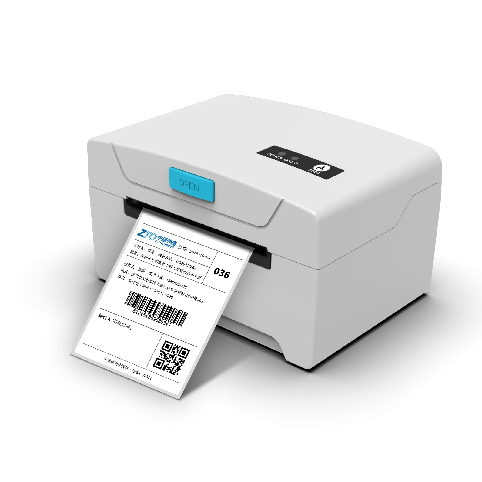 TL402 Desktop Thermal Label priner