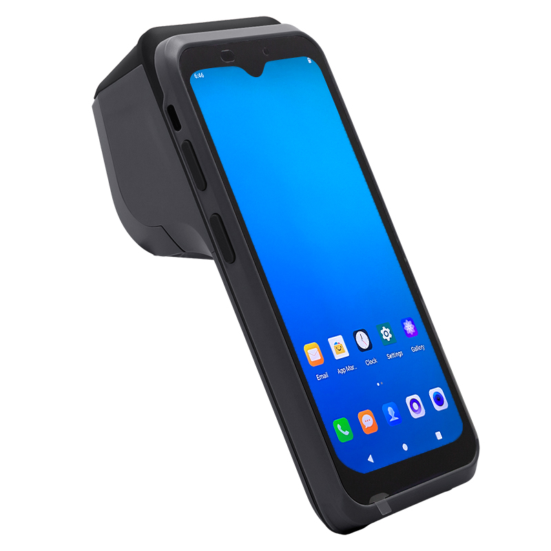 Android 10 Handheld Smart POS Terminal With NFC Card Reader 1D 2D Barcode Scanner